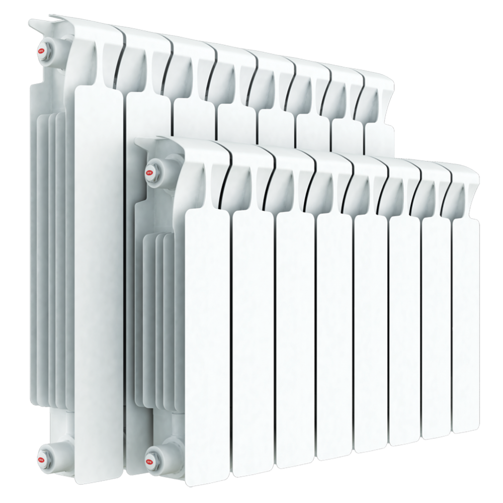 Радиатор биметаллический секционный Rifar Monolit RM350, 7 секций, боковое… 