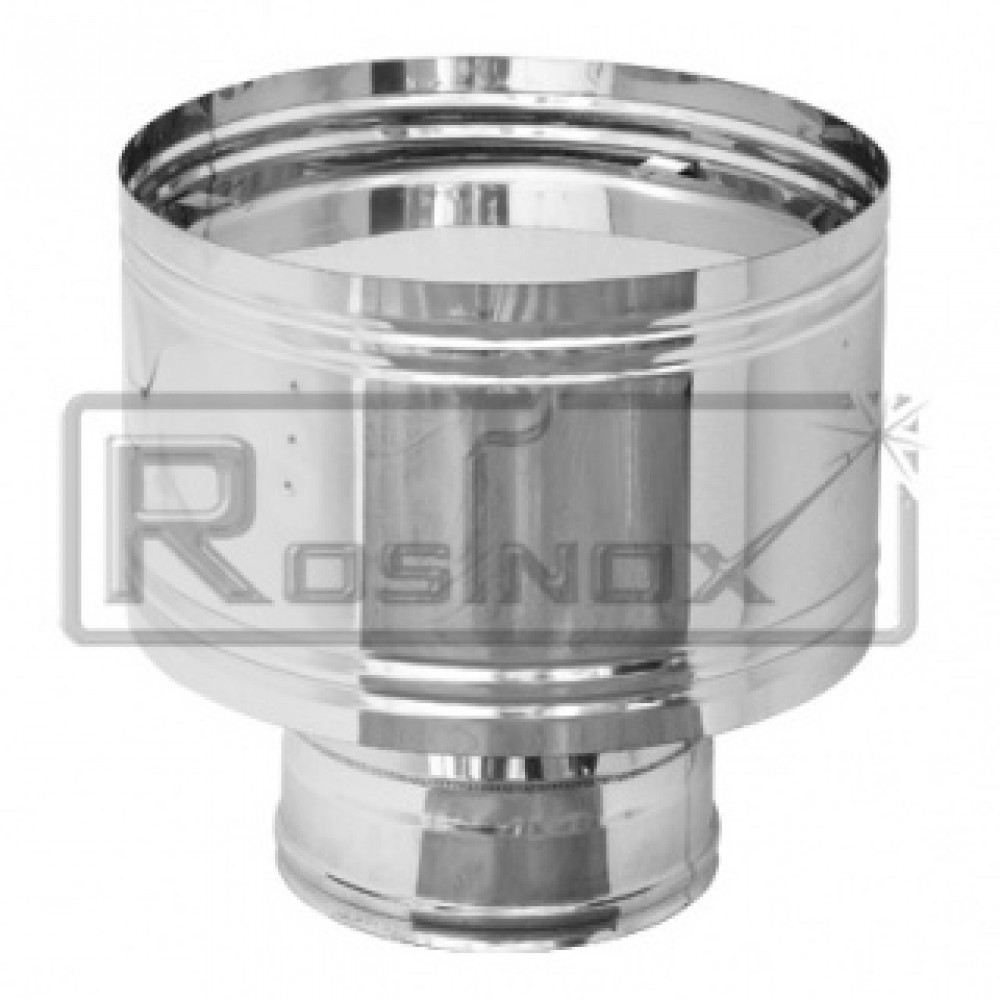 Дефлектор антиветровой Rosinox 1Д-АВ Ø 110 мм, нерж сталь… 